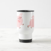 Joli caricature Cochon Commuter Mug (Centre)