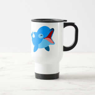 Joli Caricature Dauphin Voyage Mug