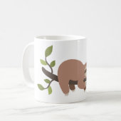Joli caricature Sloth Cafe Mug (Devant gauche)