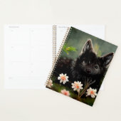Joli carnet d'animaux sauvages à fleurs (Devant avec enveloppe)