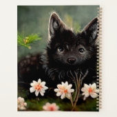 Joli carnet d'animaux sauvages à fleurs (Dos)
