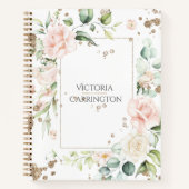 Joli Carnet d'aquarelle or (Devant)