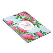 Joli Carnet de Bouquet Peonies Roses (Côté Droit)