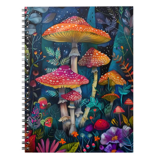 Joli Carnet de champignons & Journal (Devant)