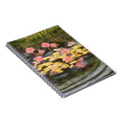 joli carnet de coussin de nénuphar floral (Côté Droit)