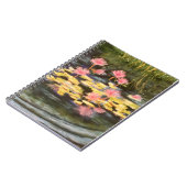 joli carnet de coussin de nénuphar floral (Côté gauche)