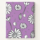 Joli Carnet de fleurs d'été Lavendar (Dos)