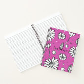 Joli Carnet de fleurs d'été rose (Intérieur)