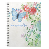 Joli carnet de gratitude de papillon (Devant)