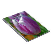 Joli Carnet du Journal des fleurs de tulipe violet (Côté Droit)