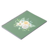 Joli Carnet Floral Pastel Aquarelle (Côté gauche)