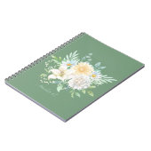 Joli Carnet Floral Pastel Aquarelle (Côté gauche)