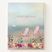 Joli Carnet Floral Seascape Journal (Dos)