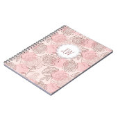 Joli Carnet floral spiral (Côté gauche)