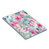 Joli Carnet rose Aquarelle (Côté Droit)