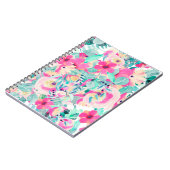 Joli Carnet rose Aquarelle (Côté gauche)