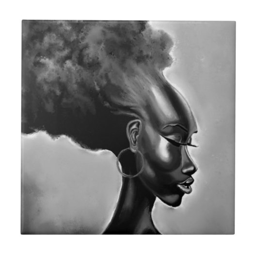 Joli carreau de femme africaine (Devant)