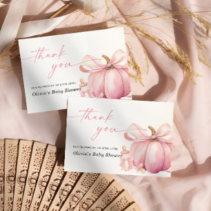 Joli Carte de remerciements de Baby shower Citroui