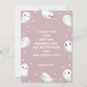 Joli Carte de remerciements d'Halloween Éffrayant (Devant)