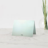 Joli Carte de remerciements Floral Oiseau rose ble (Dos)