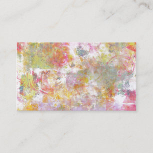 Joli carte de visite abstrait