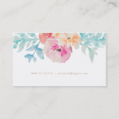 Joli Carte de visite d'aquarelle (Dos)