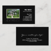 Joli carte de visite de Chambre d'auvent (Devant / Derrière)