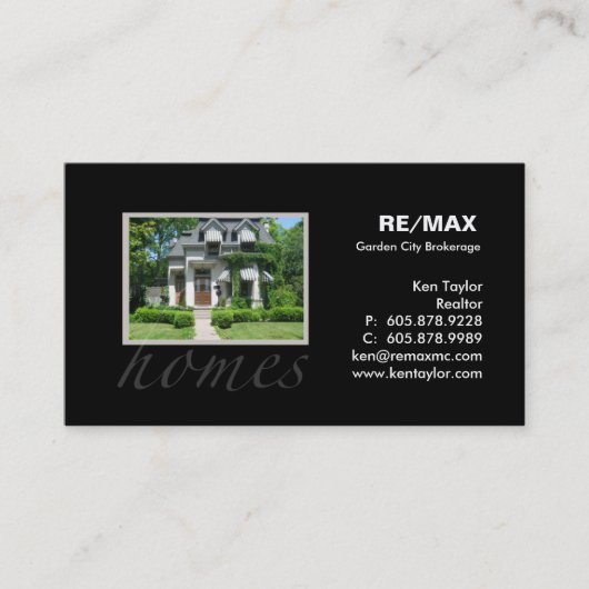 Joli carte de visite de Chambre d'auvent (Devant)