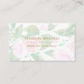 Joli Carte de visite rose (Devant)