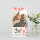 Joli Carte photo de Merci de corail (4x8) (Debout devant)