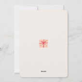 Joli Carte photo de Noël une photo (Dos)