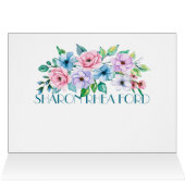 Joli Carte pour notes Floral (Intérieur Horizontal (haut))