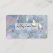 Joli Cartes de visite de cristal de quartz rose (Devant)