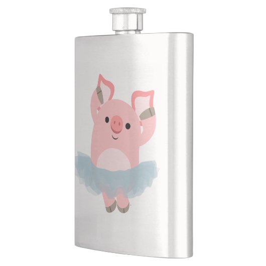 Joli Cartoon Ballerina Pig Classique Flacon (Gauche)