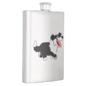 Joli Cartoon Bordure Collie Classique Flacon (Droite)
