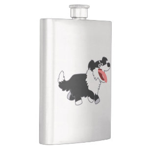 Joli Cartoon Bordure Collie Classique Flacon
