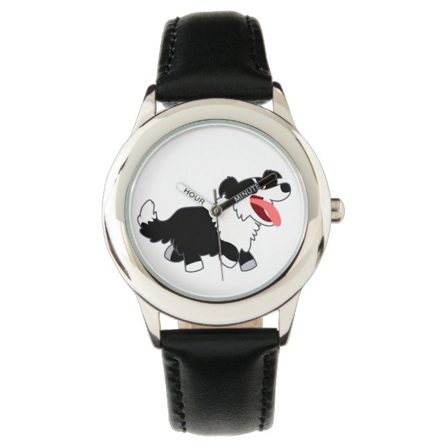 Joli Cartoon Bordure Collie Montre (devant)