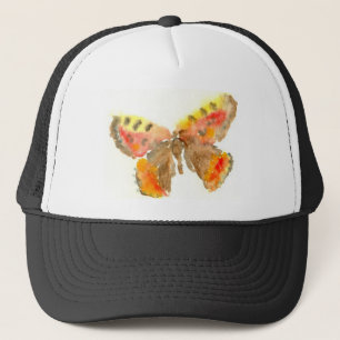 Joli Casquette à papillon aquarelle