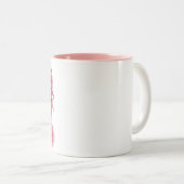 Joli Casquette Rosé Et Robe Rose Mug (Devant droit)