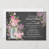 Joli Chalkboard & Mason Jar Invitation Fête des ma (Devant)