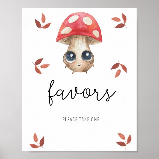 Joli champignon - Affiche Favors (Devant)