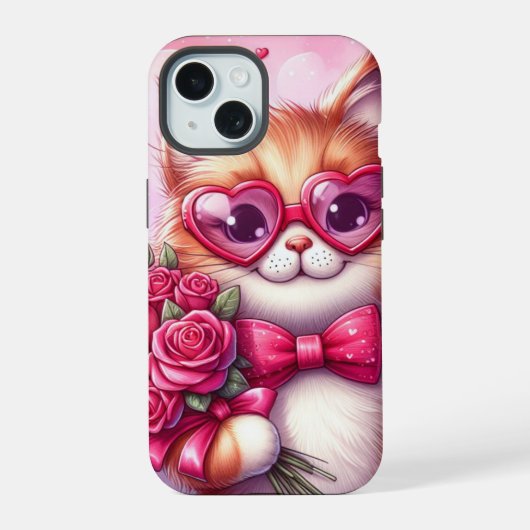 Joli chat/chaton de la Saint-Valentin (Verso)