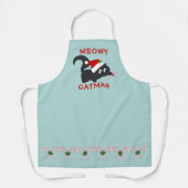 Joli Chat de Noël Chaton Catmas Fête Tablier (Recto)