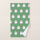 Joli Chat Grassouillet Deux Chapeaux de Noël (Serviette à main)