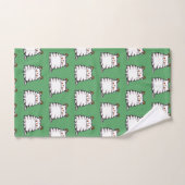 Joli Chat Grassouillet Deux Chapeaux de Noël (Serviette à main)