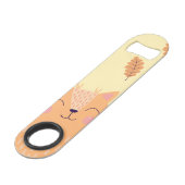 Joli Chat Orange Gingembre Jouant dans les Feuille (Dos Angle)