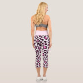 Joli Cheetah rose Imprimer Leggings (Verso)
