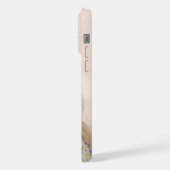 Joli cheval blanc Fleur violette Case-Mate iPhone (Côté gauche)