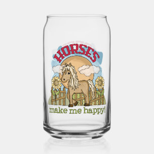 Joli cheval de ferme heureux
