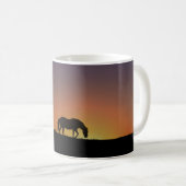 Joli Cheval et Sunrise Café Mug (Devant droit)
